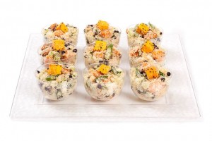 coscus salad with pumpkin celery blueberry and pumpkin seeds