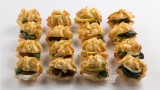 mini profiterole with diffrent kinds of fillings